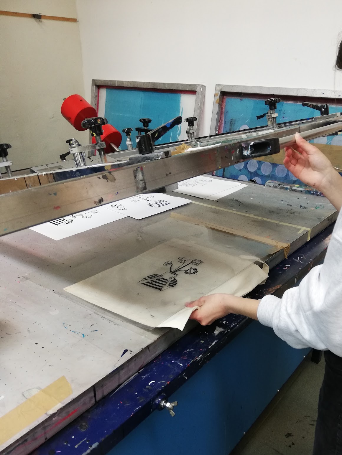 Foto workshop Zeefdruk