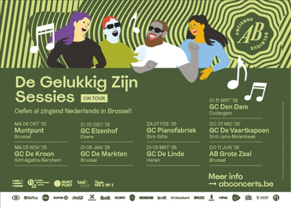 De Gelukkig Zijn Sessies on tour @Pianofabriek