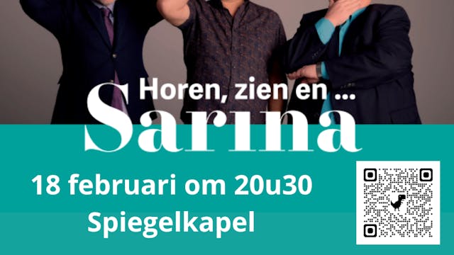 Horen, zien en ...Sarina