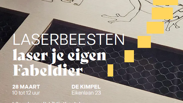 Workshop Jeugdboekenmaand Laserbeesten