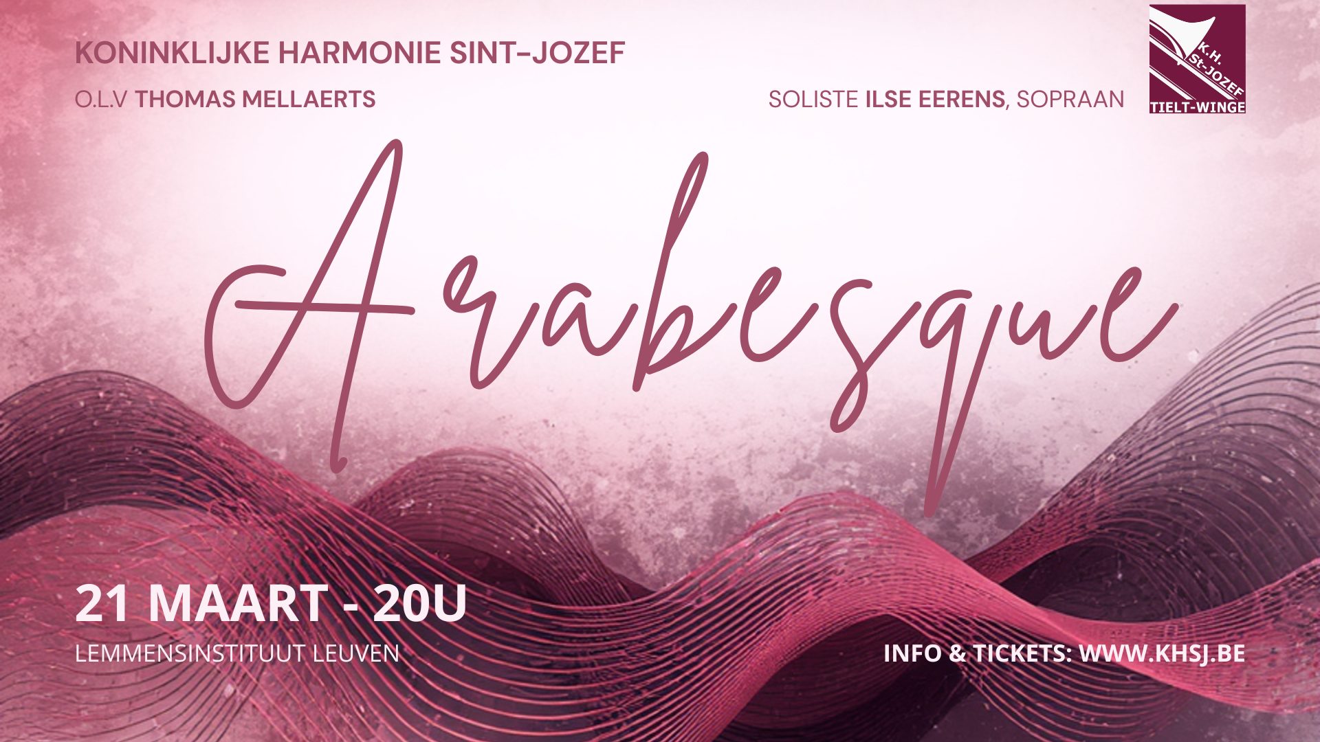 Een sfeervolle avond vol prachtige muziek en als bijzondere gast topsoliste Ilse Eerens, sopraan. Een gevarieerd en meeslepend programma dat iedereen zeker zal bekoren.