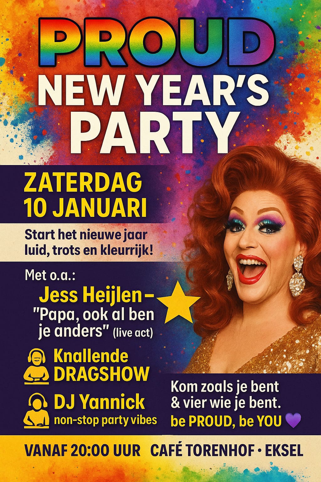 proud new years party