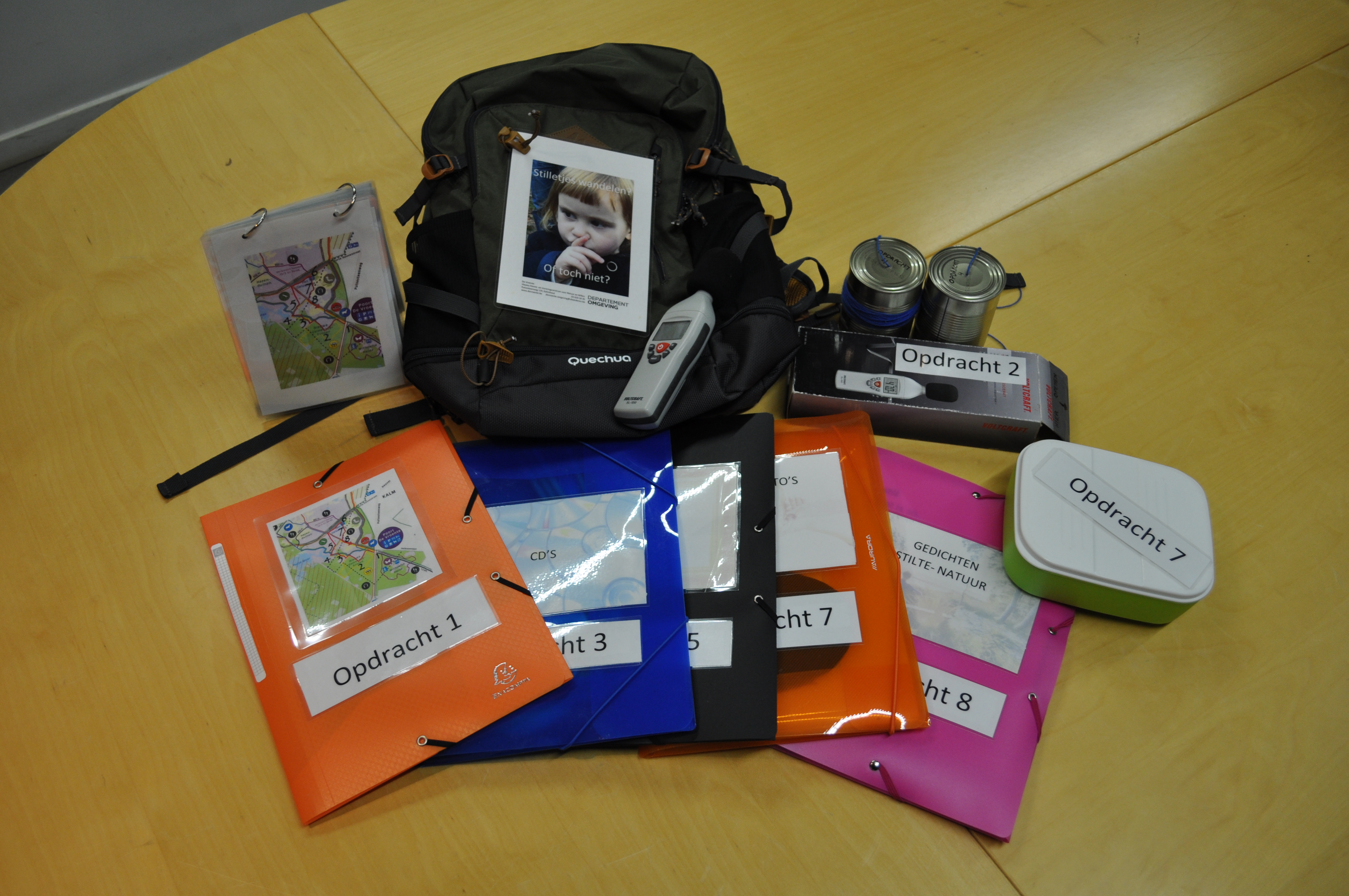 Op pad met de stiltetas.