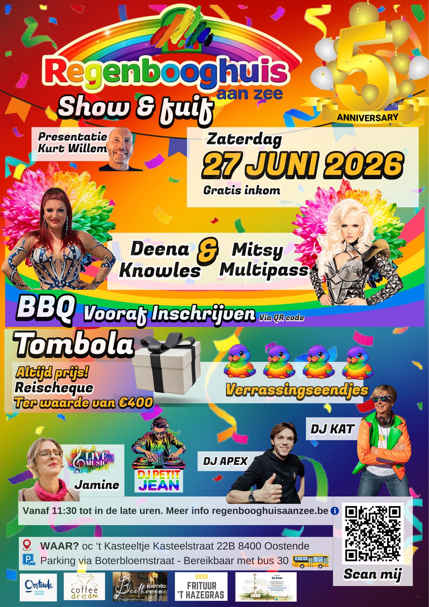 5 jaar oc Regenbooghuis aan zee vzw