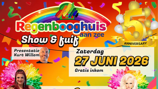 5 jaar oc Regenbooghuis aan zee vzw