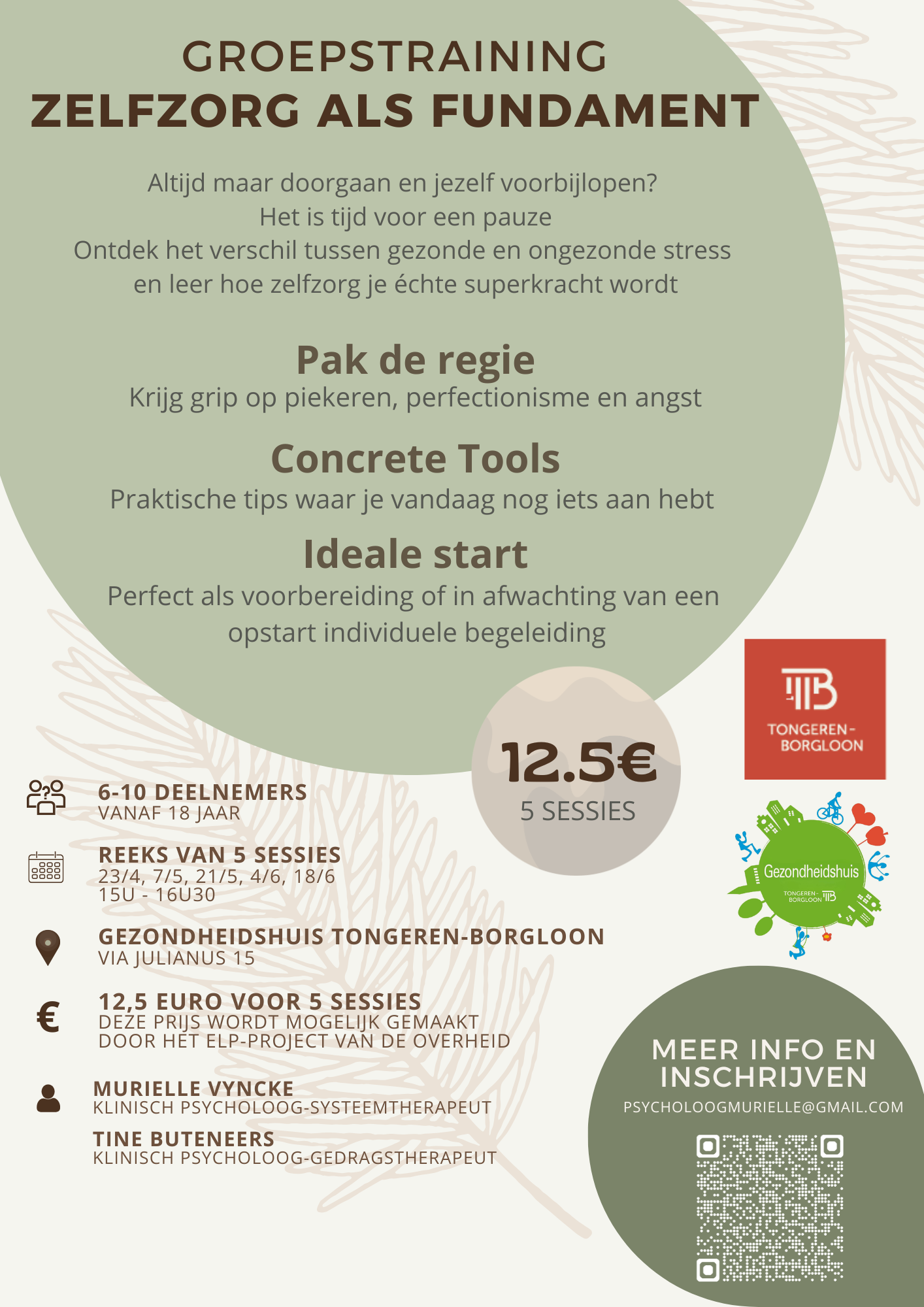 Groepstraining 'Zelfzorg als fundament'