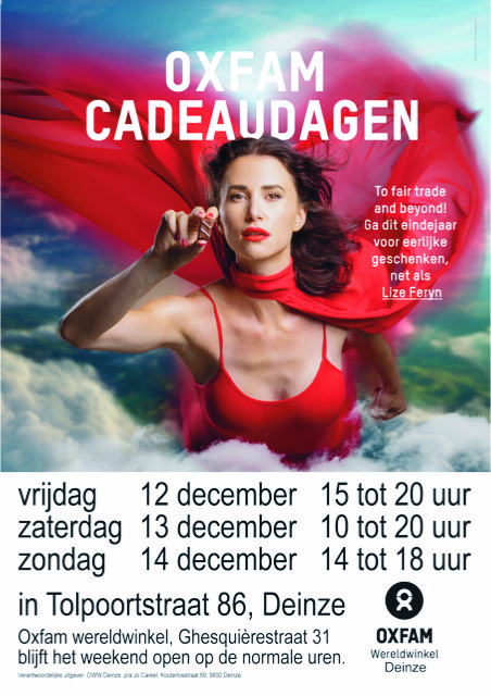 Cadeaudagen Oxfam Wereldwinkel Deinze