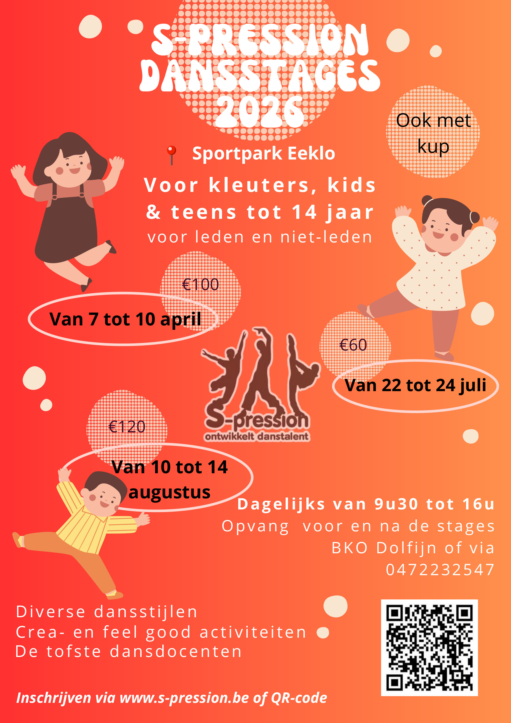 flyer dansstages 2026