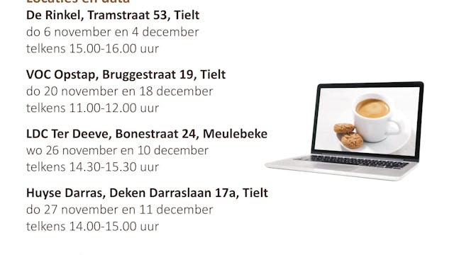 Vind alle data terug op de flyer!