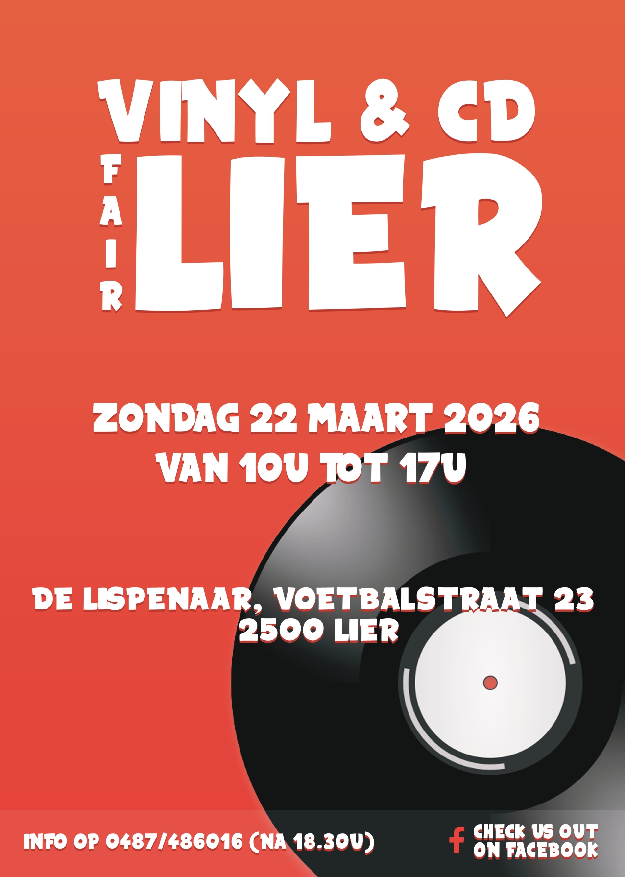 De affiche mag natuurlijk niet ontbreken...