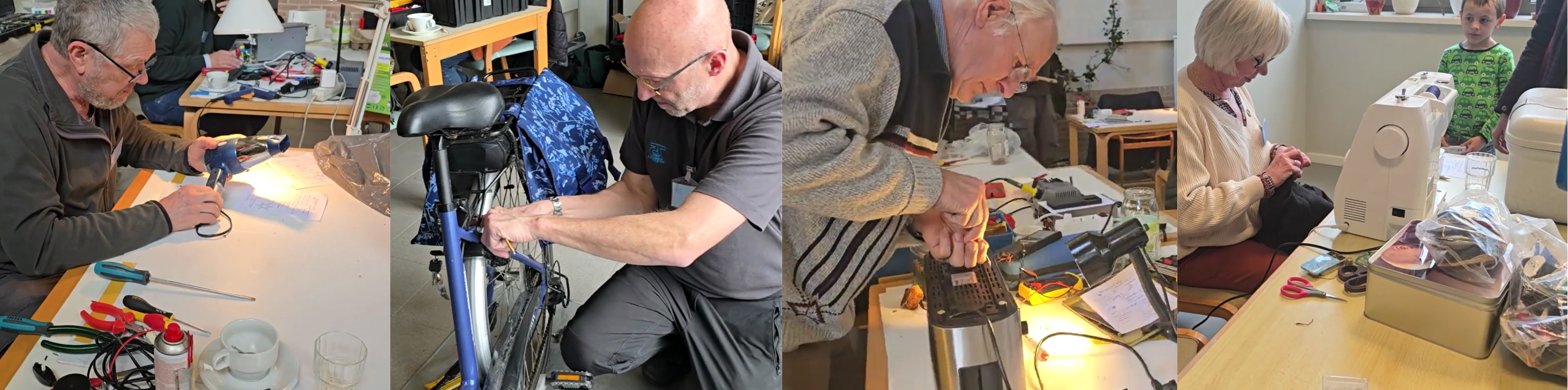 Repair Café Zuidrand in actie