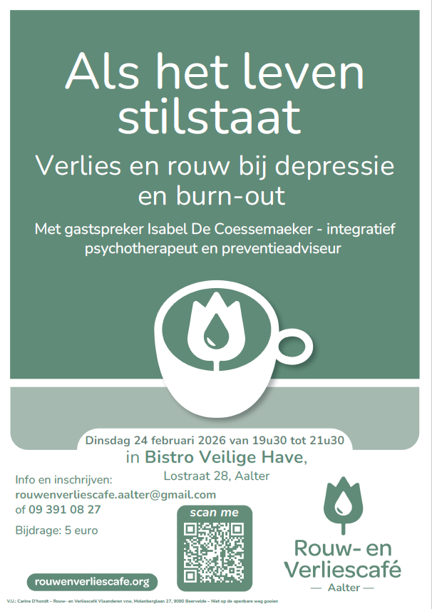 affiche Rouw-en verliescafé