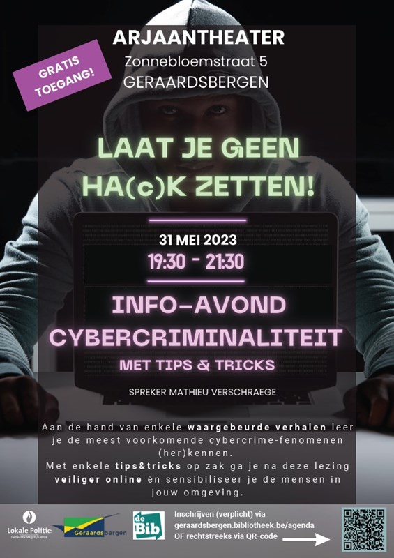 Infoavond Cybercriminaliteit: 'Laat Je Geen Ha(c)k Zetten!' In ...