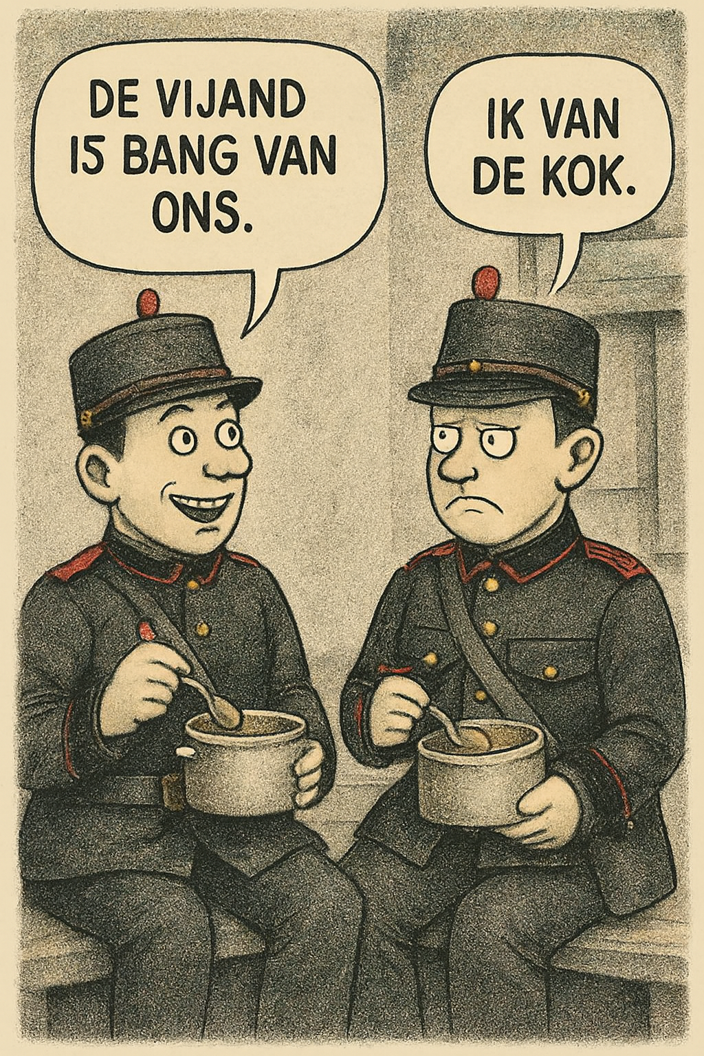 Soldatenhumor in Fort Liezele