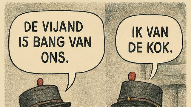 Soldatenhumor in Fort Liezele