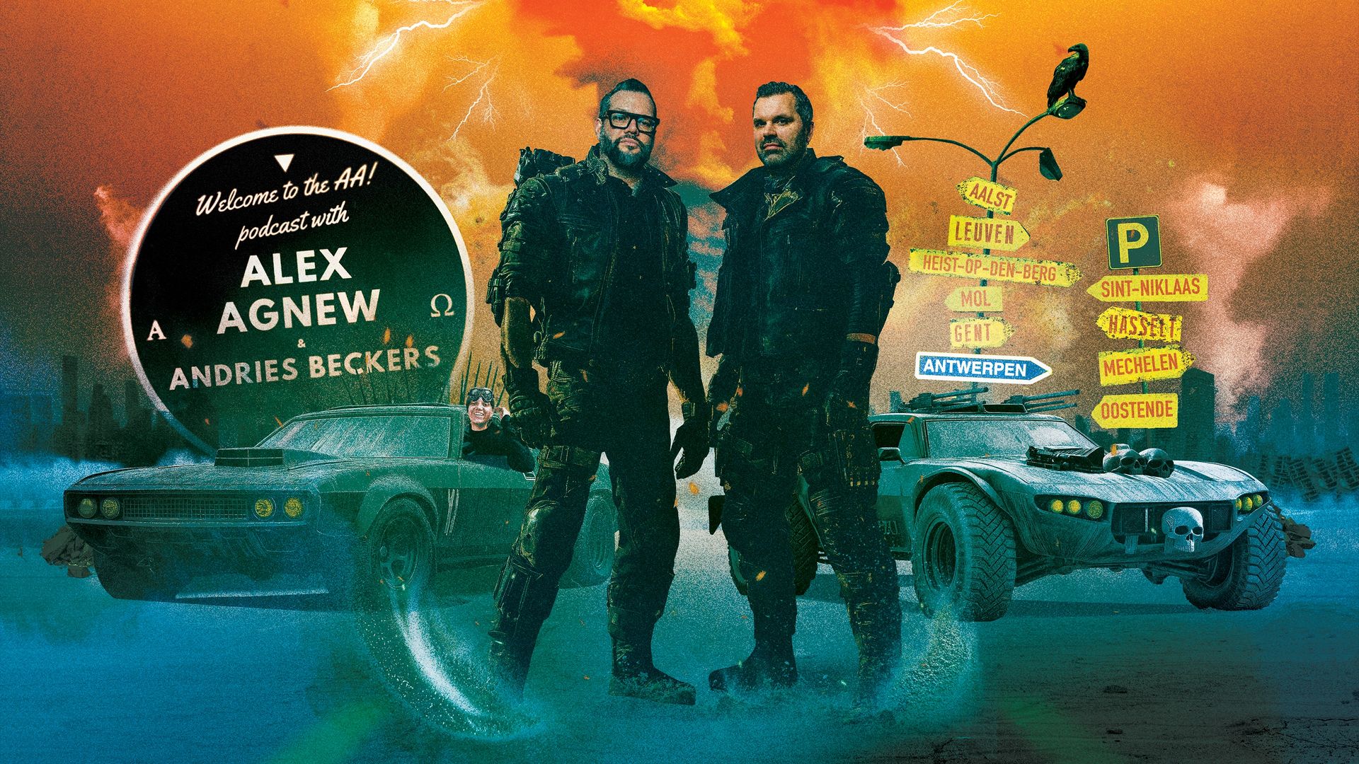 Welcome to the AA LIVE - De parking tour 2 - Alex Agnew & Andries Beckers