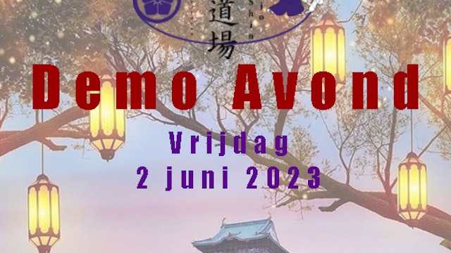 Affiche demo avond