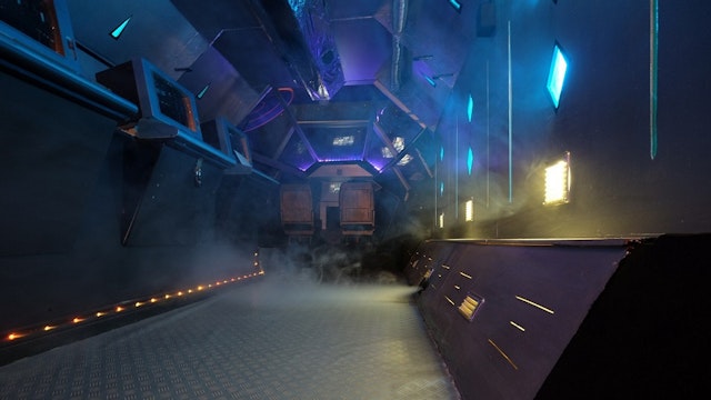 Het "Spaceship", één van onze drie escaperooms