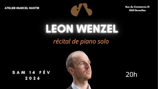 Leon Wenzel: solo pianorecital – Werken van Haydn, Debussy en Schumann