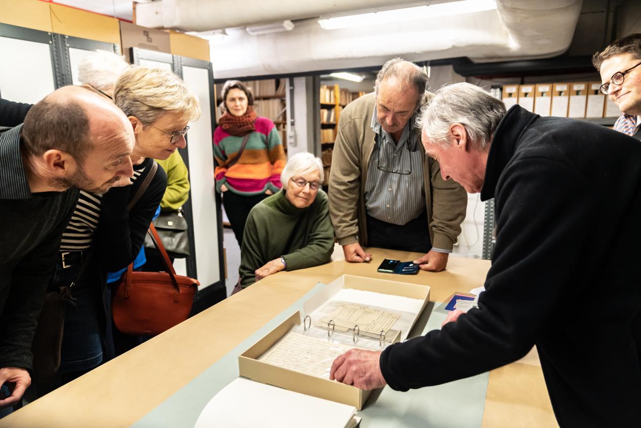 Literair erfgoed in het depot van het Letterenhuis