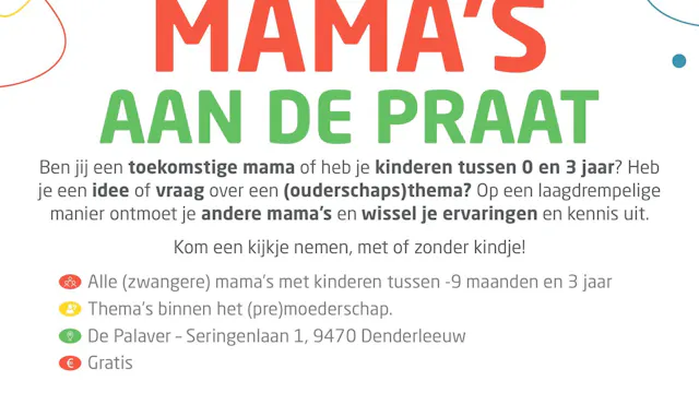 mama's aan de praat