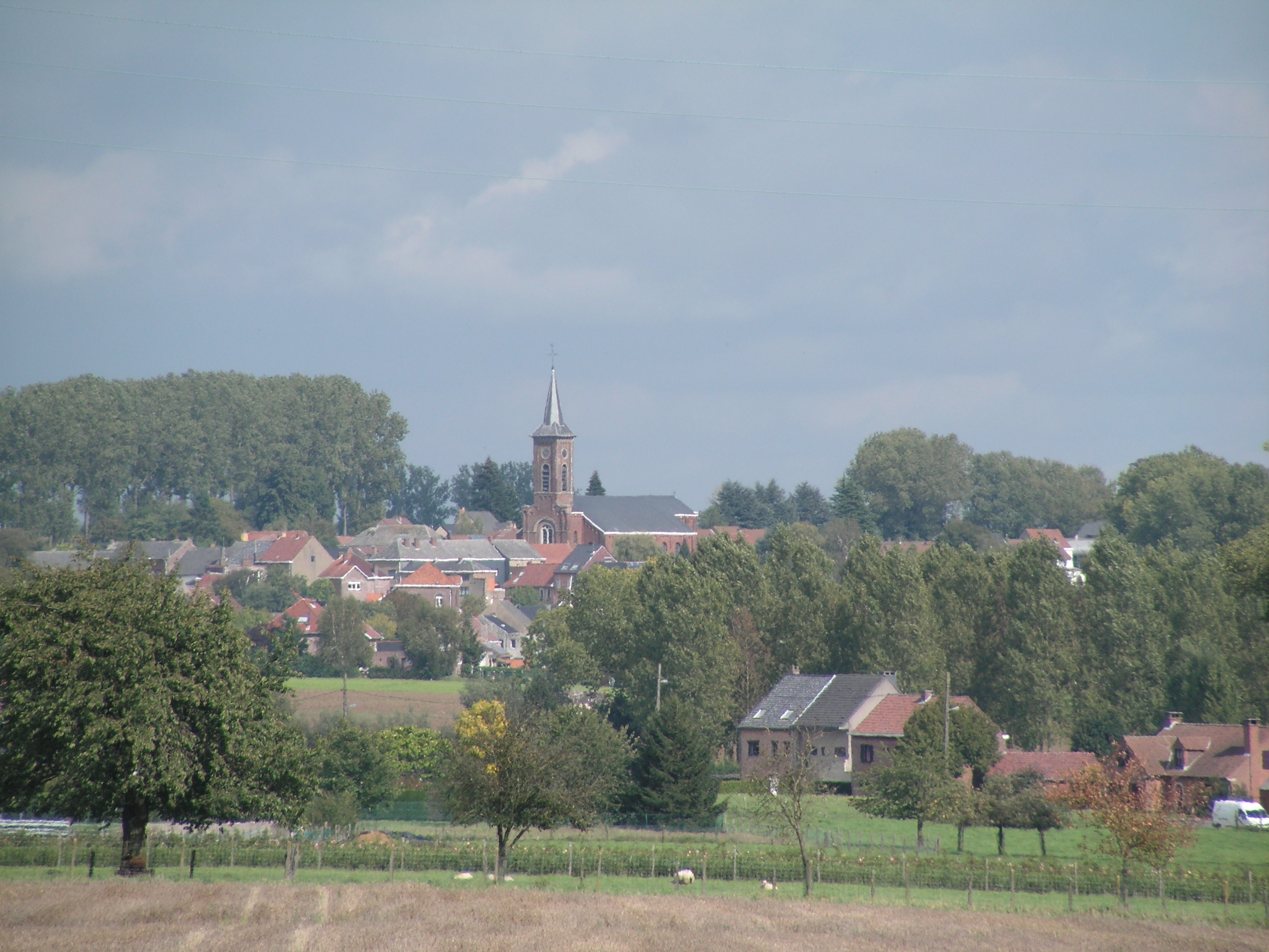 Pajots landschap met Sint-Martinuskerk Kester 