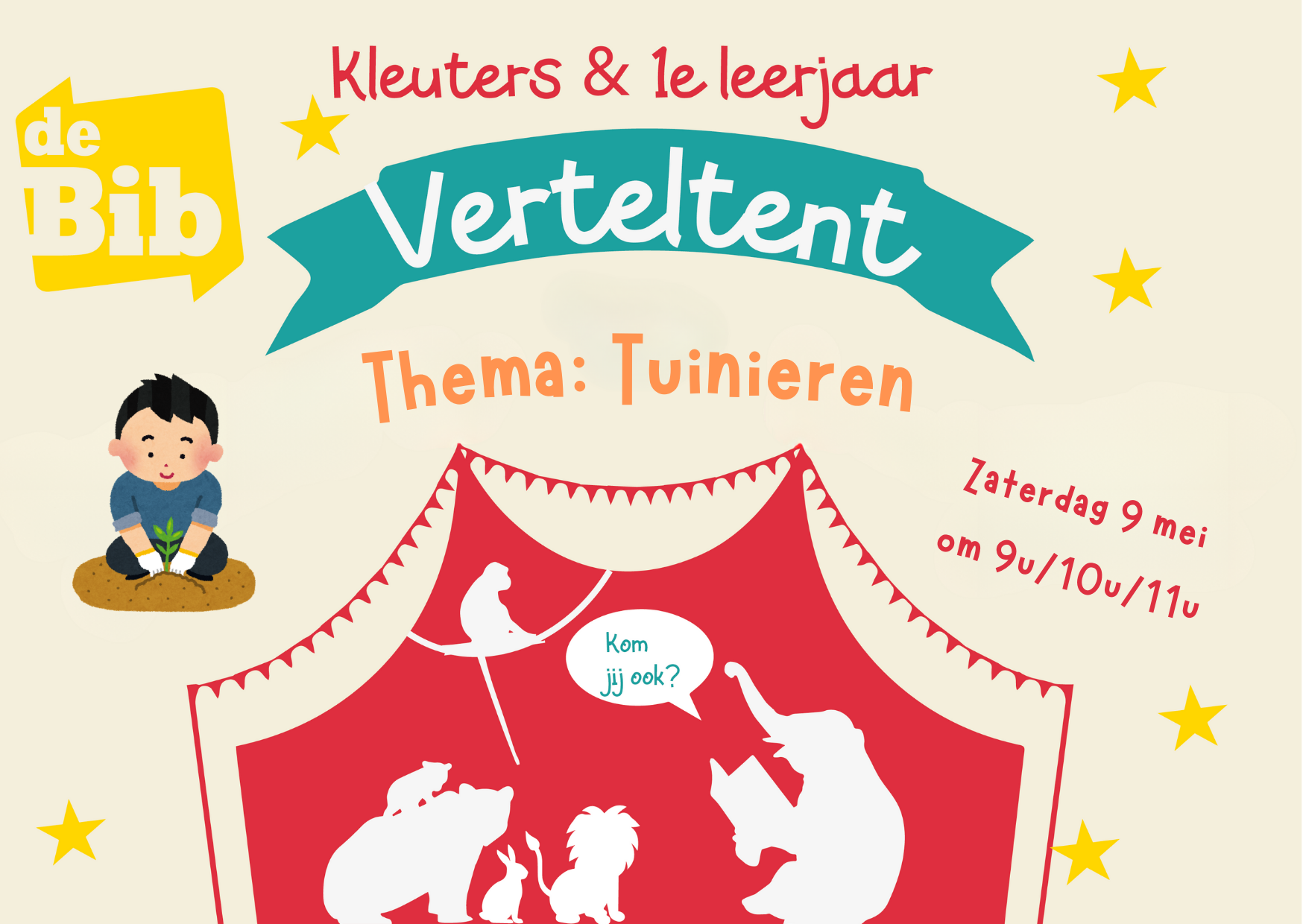 Verteltent Tuinieren