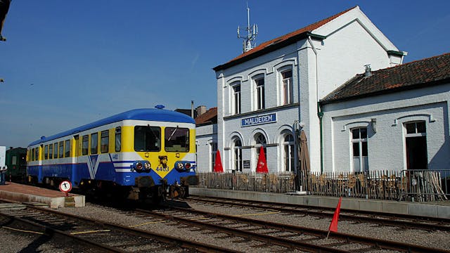 Het voormalig treinstation Maldegem