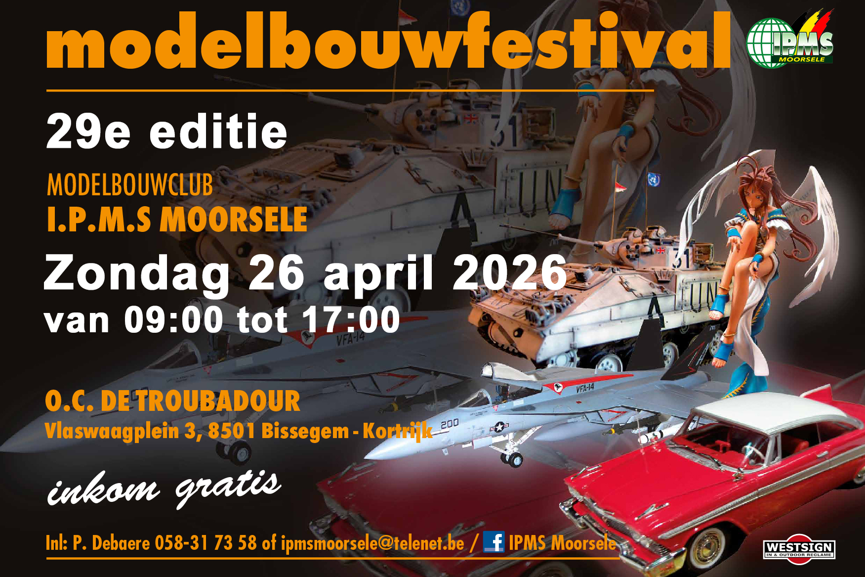 29e modelbouw tentoonstelling IPMS Moorsele