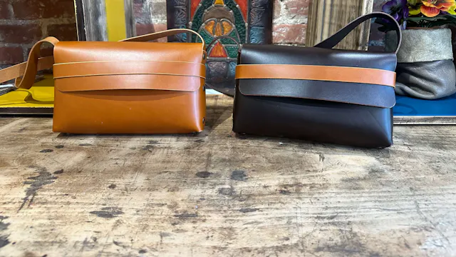 Een persoonlijke touch deelnemers maken een stijlvolle leren tas met eenvoudige technieken-1