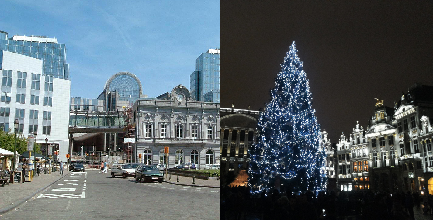 Europees Parlement Kerstmarkt Brussel