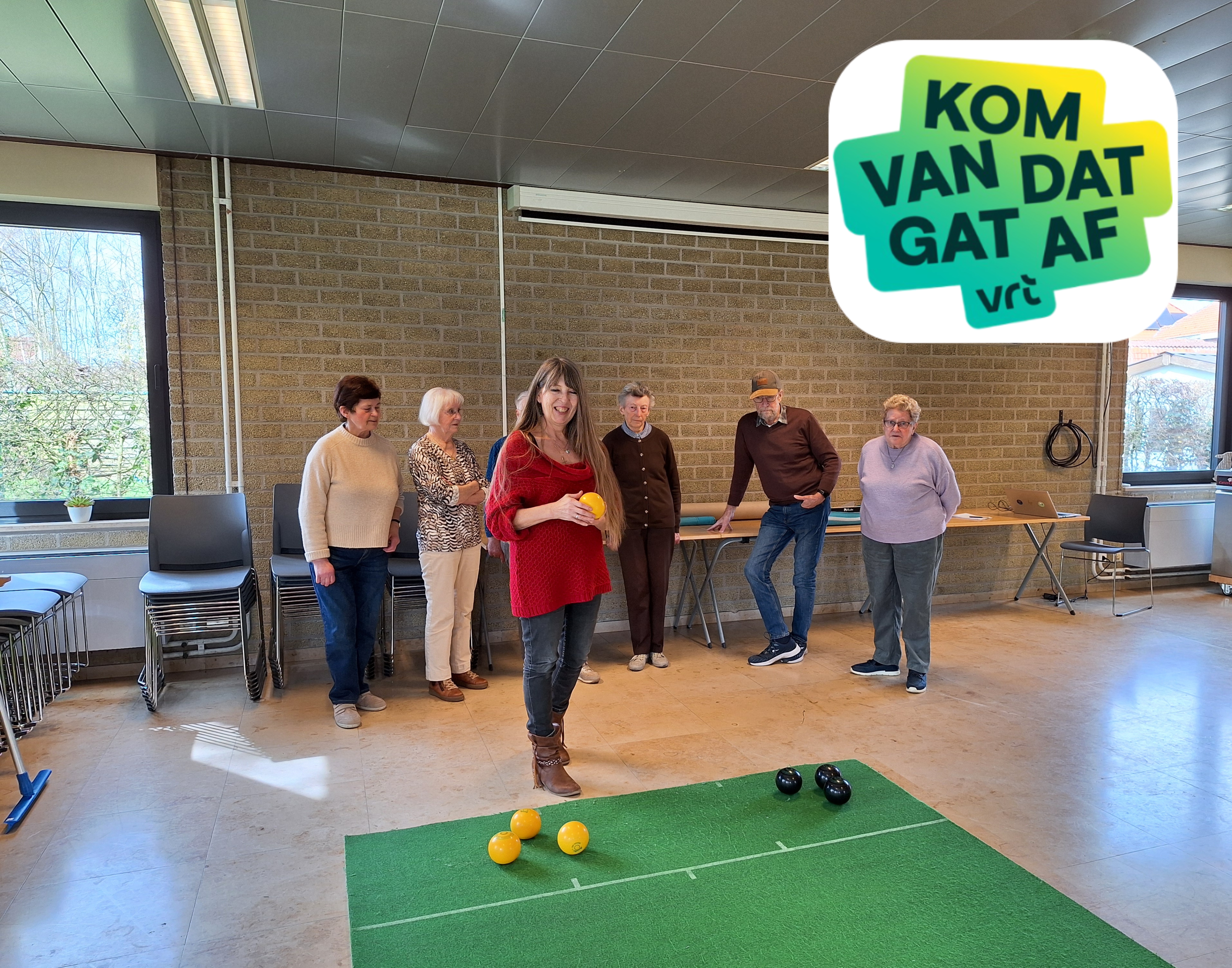 Kom van dat gat af! Koersbal