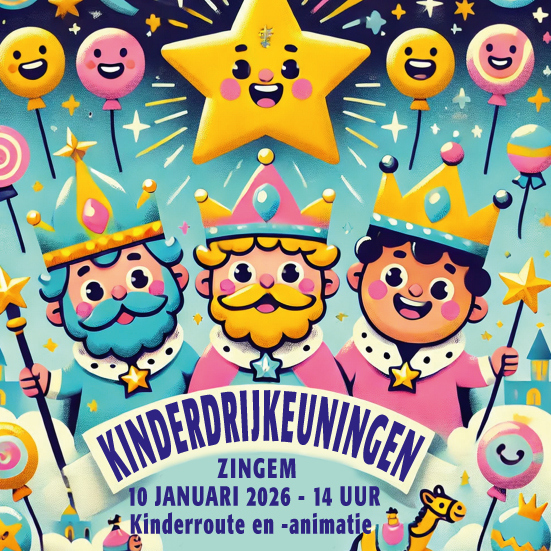 Kinderdrijkeuningen Zingem 2026