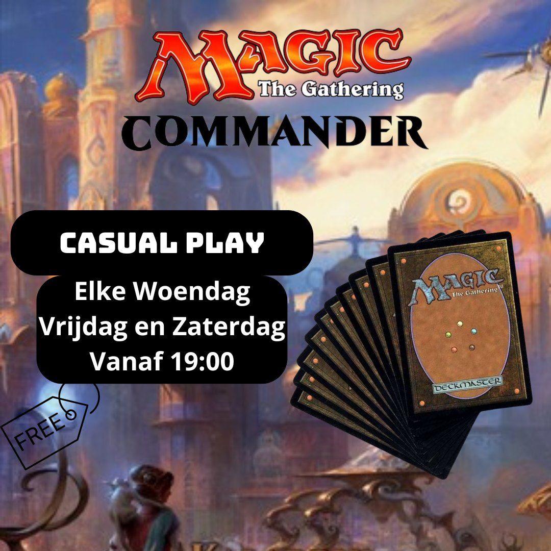 MTG Commander weekly commander times