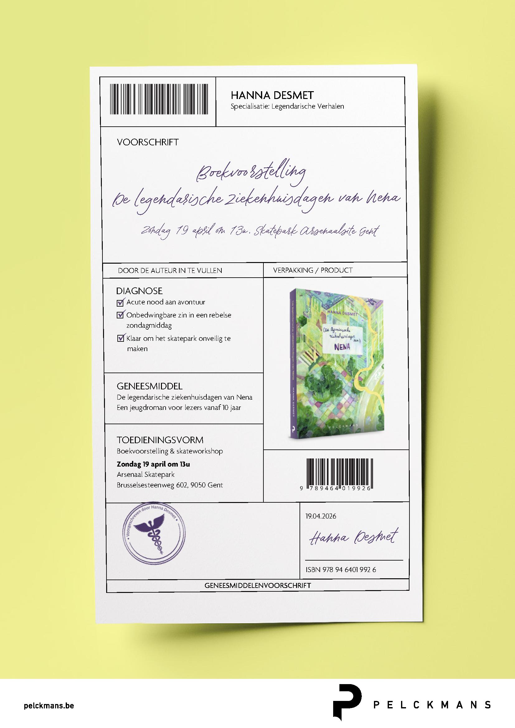 Uitnodiging boekvoorstelling