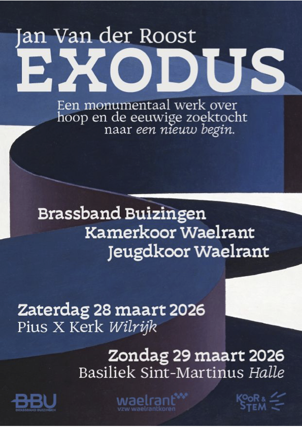 Exodus: concert naar aanleiding van de 70e verjaardag van Jan Van der Roost