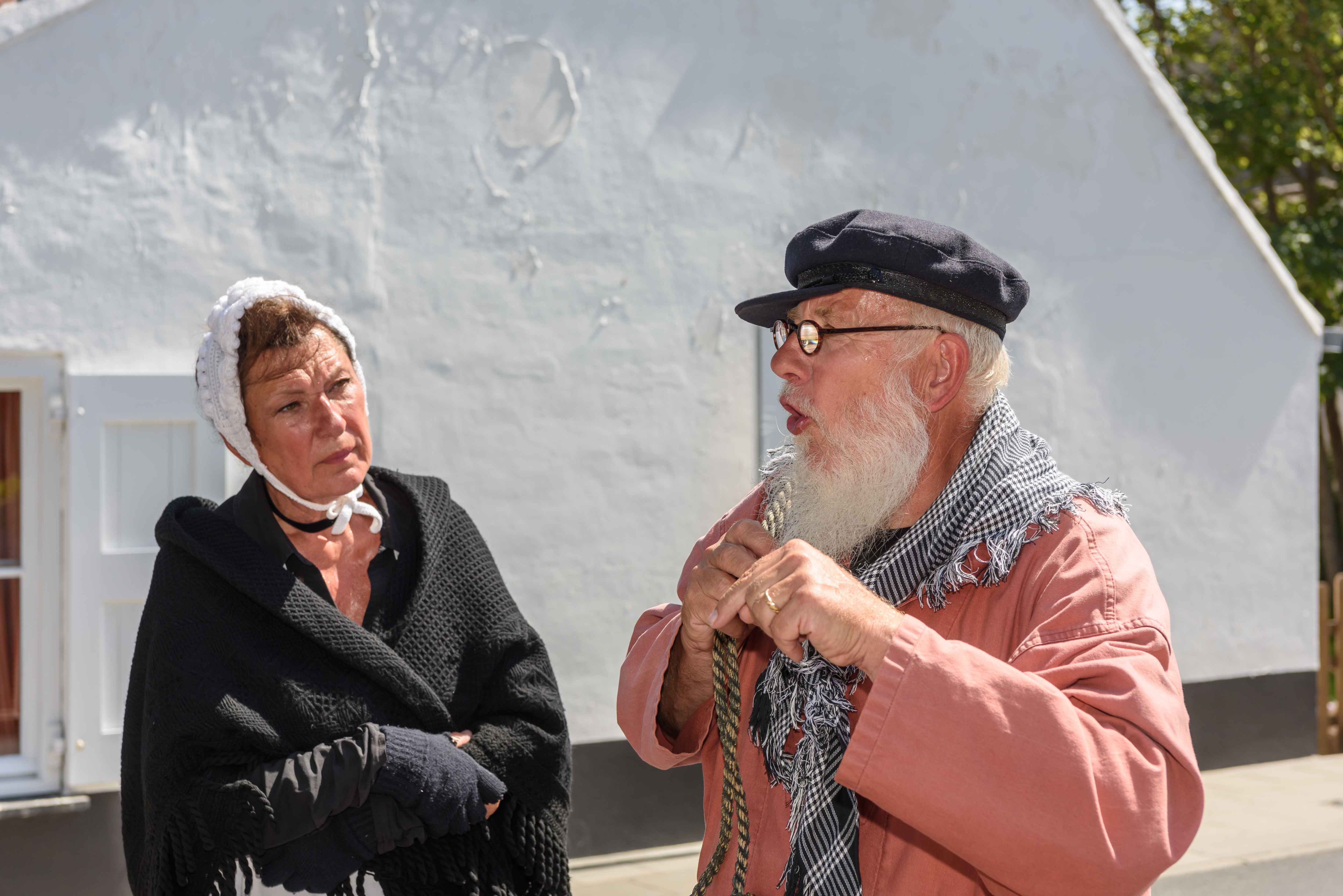 Visser Pier Kloeffe en zijn vrouw Leentje