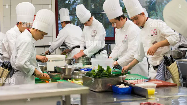 Leerlingen aan het werk