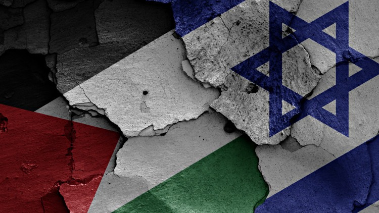 Israël en Palestina | van de kaart
