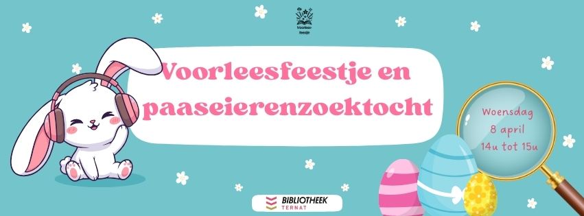 Voorleesfeestje en paaseierenzoektocht