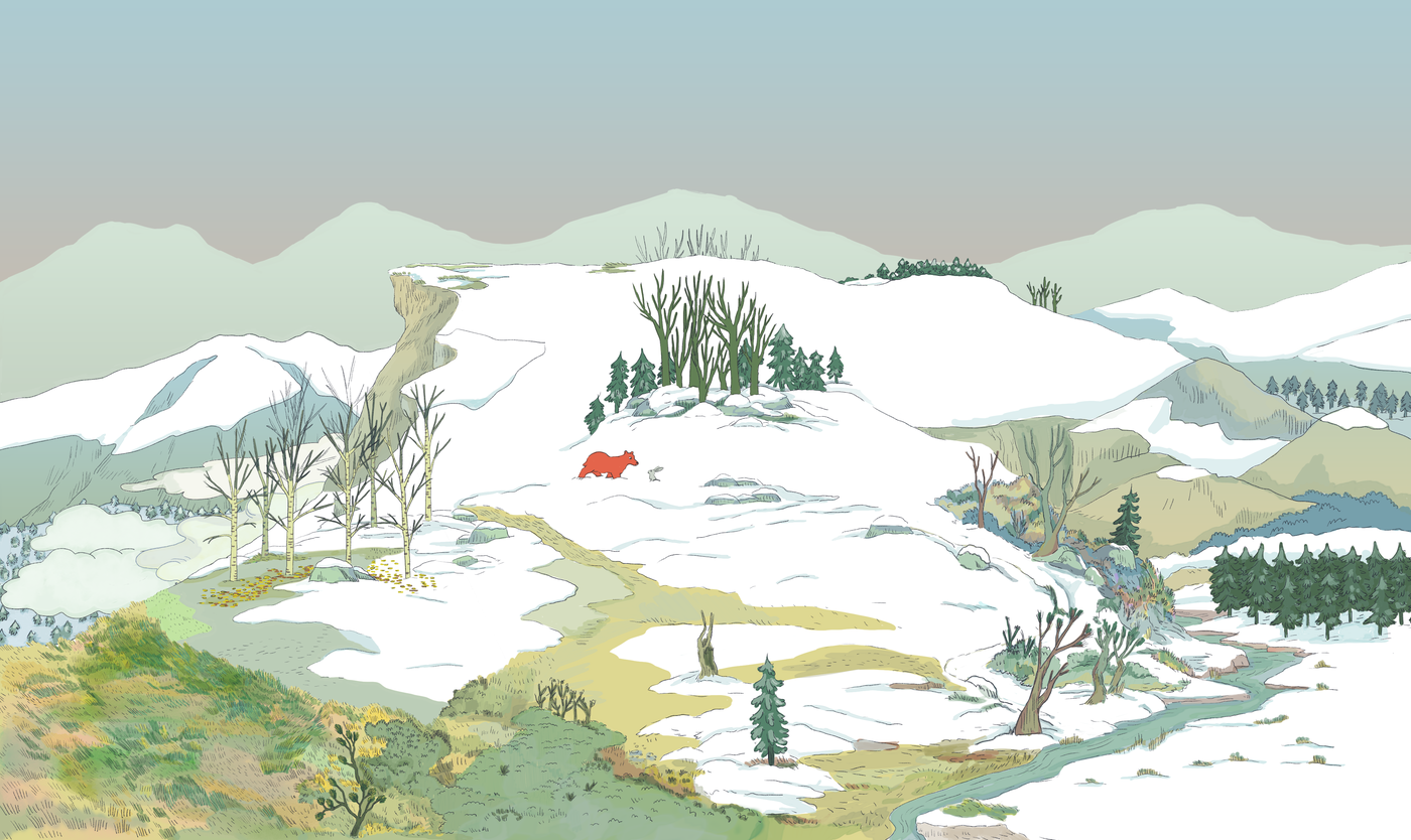 De berin en de vogel