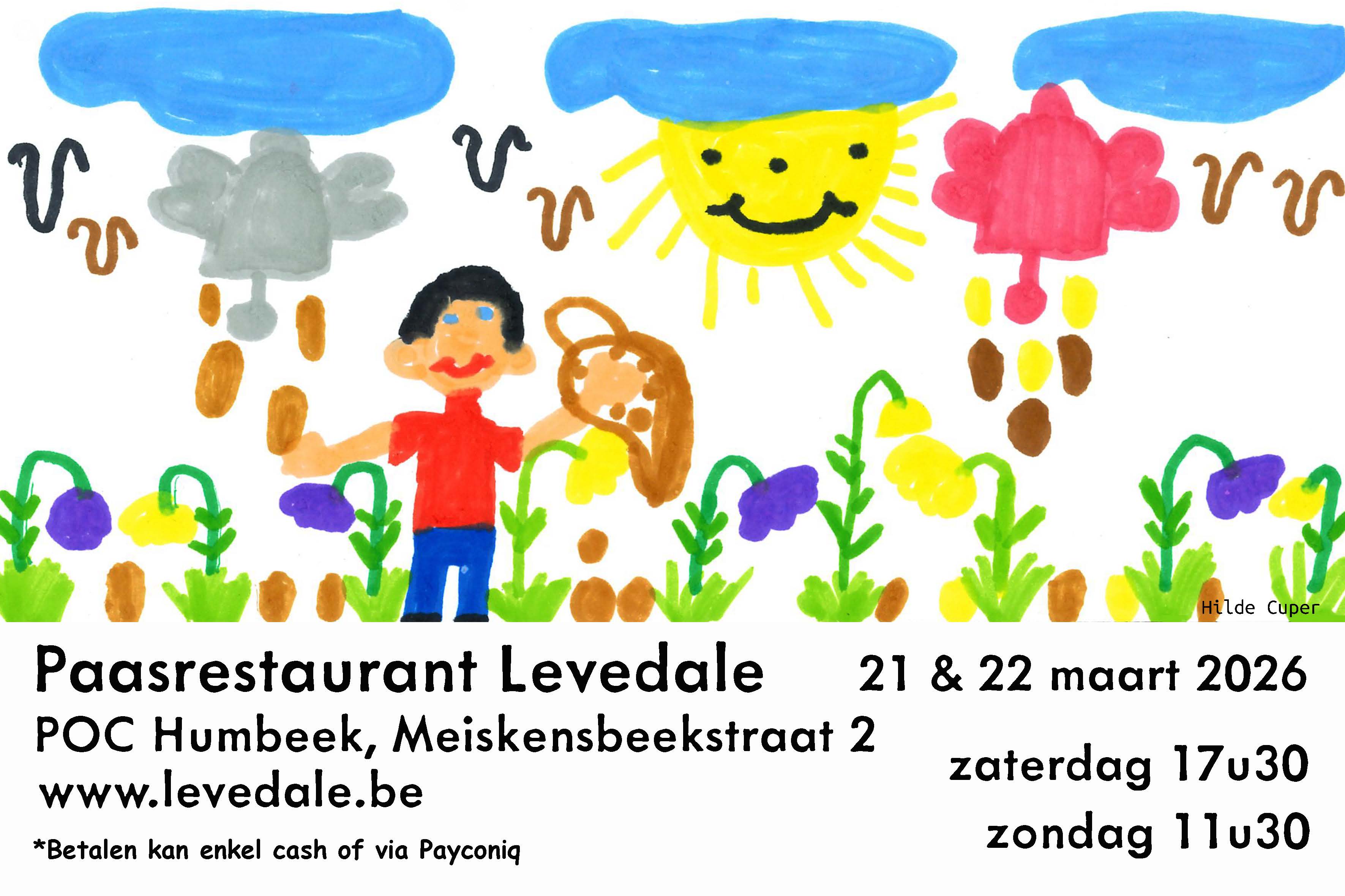 Affiche Paasrestaurant
