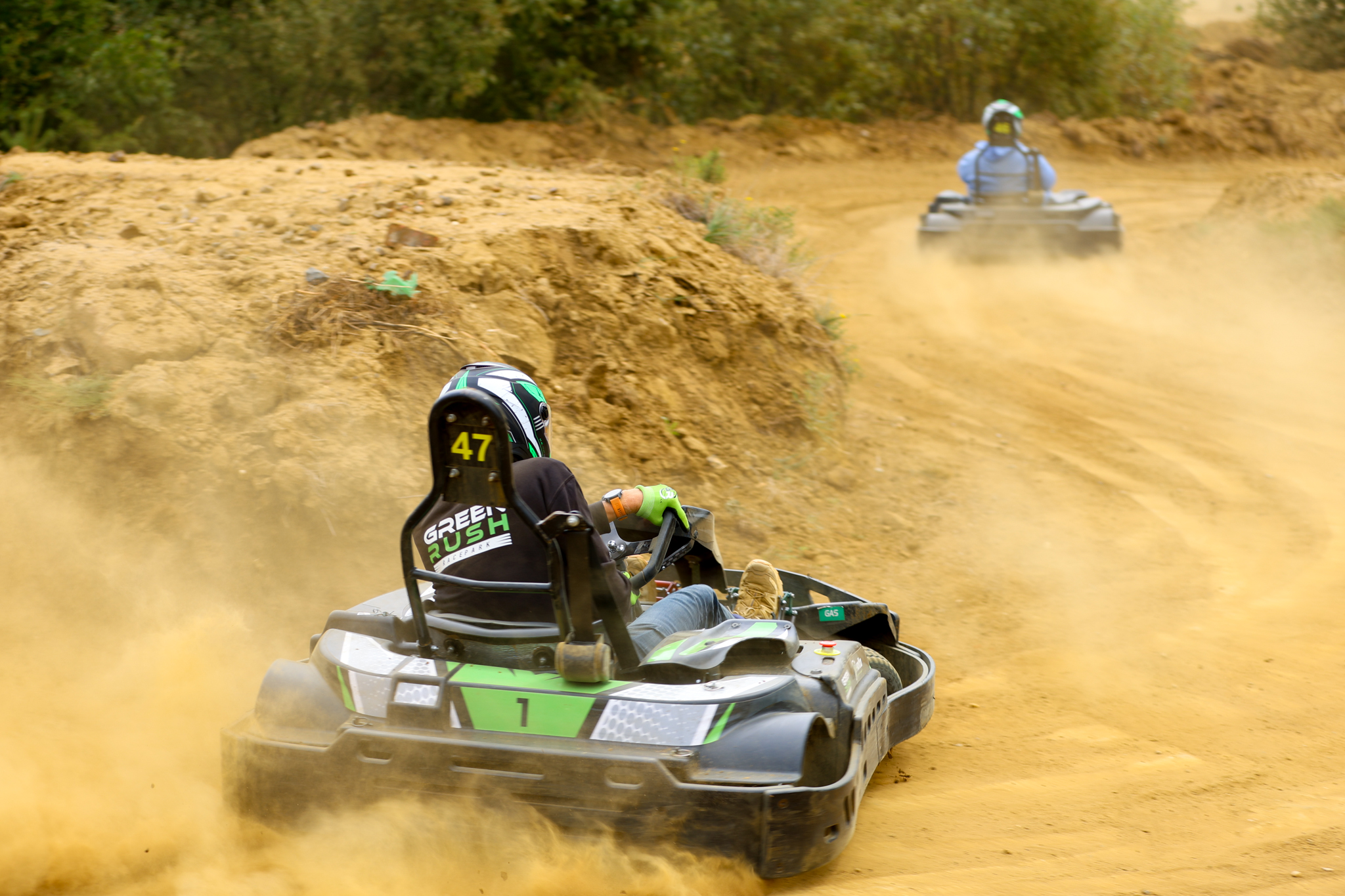 Driften op het rallycircuit!