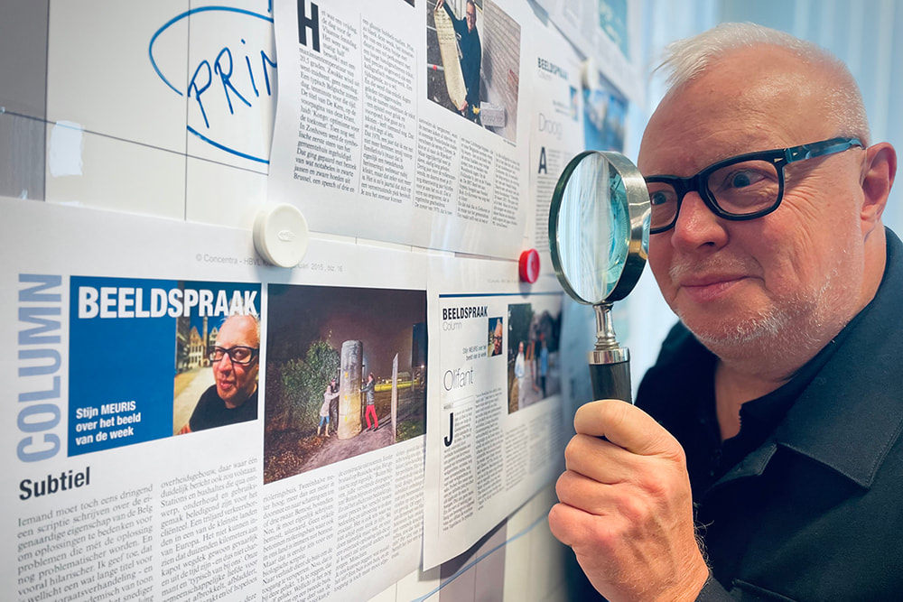 Stijn Meuris trekt 'Oppe Boân' met zijn HBvL-column 'Beeldspraak'