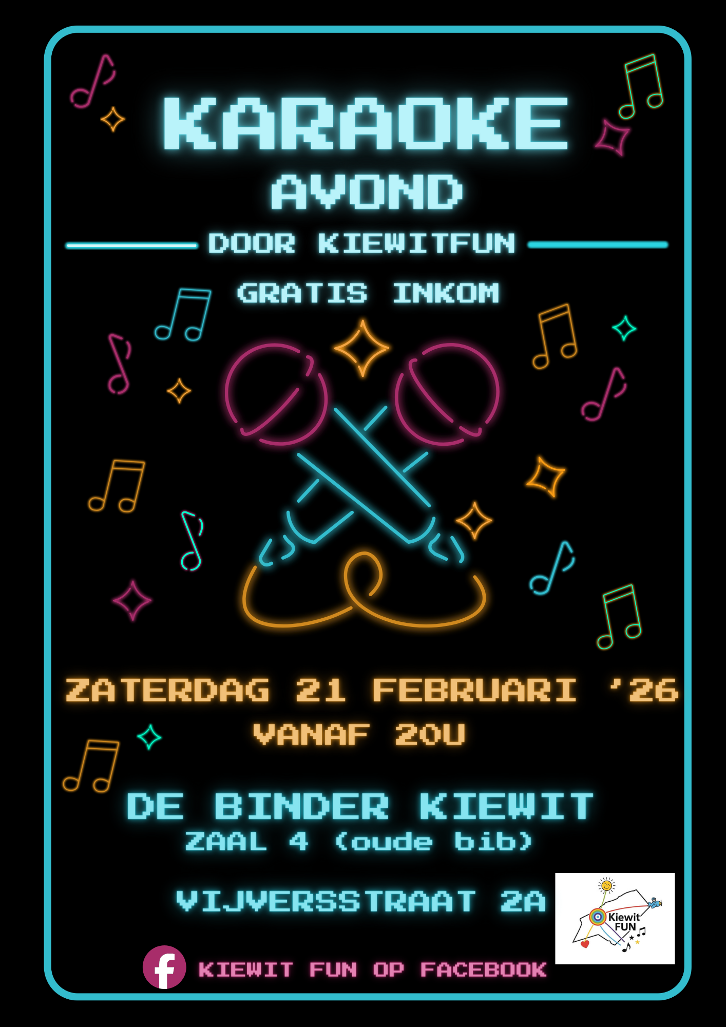 KARAOKE avond in Kiewit