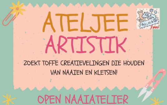 Open naaiatelier - gezellig samen naaien