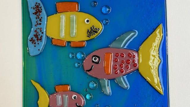 Glaskunst Workshop Glasraam Vissen