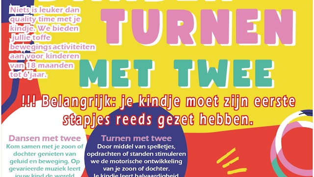 Dansen en turnen met twee