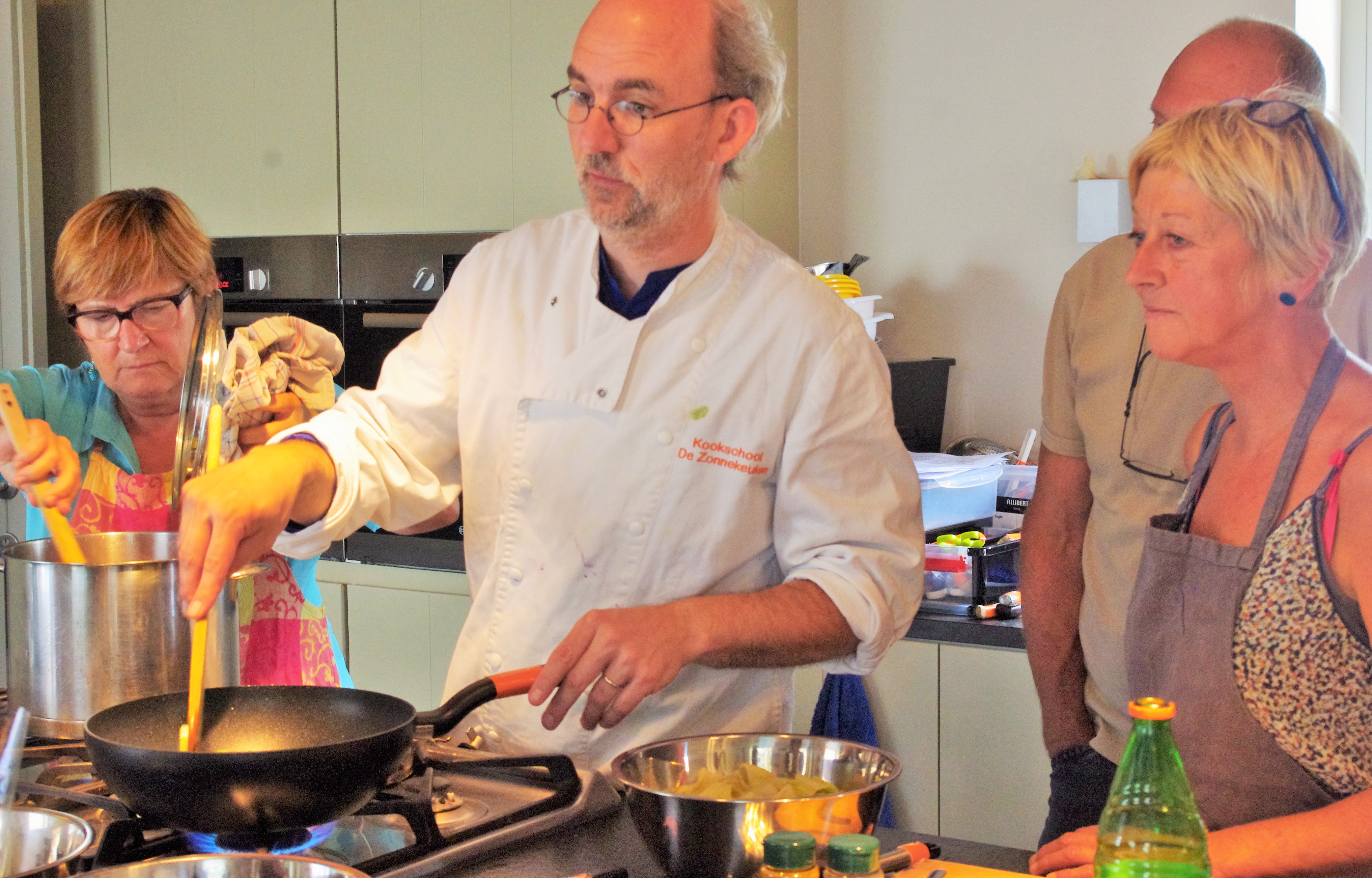 Aan het werk tijdens de opleiding