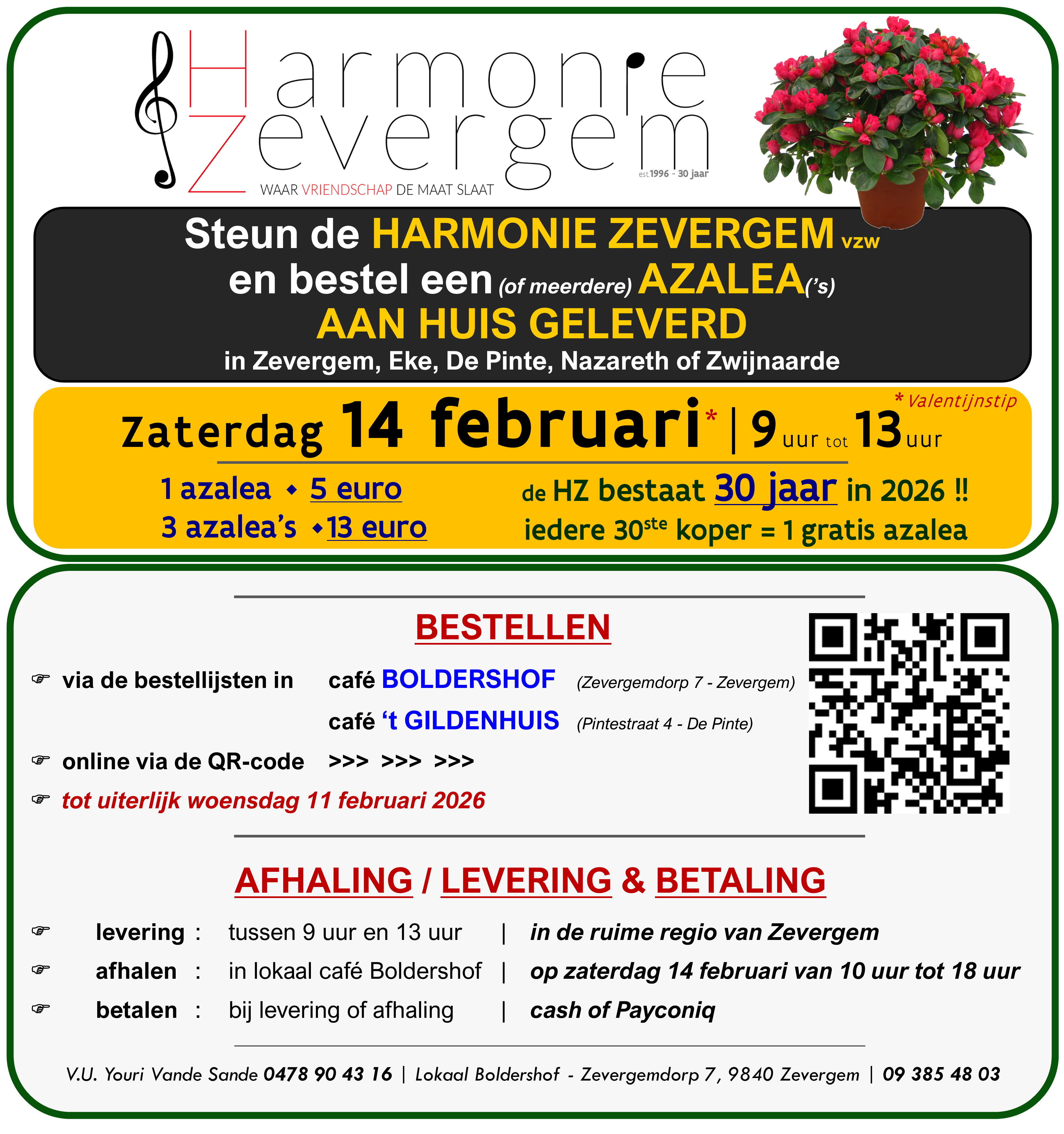Azaleaverkoop Harmonie Zevergem